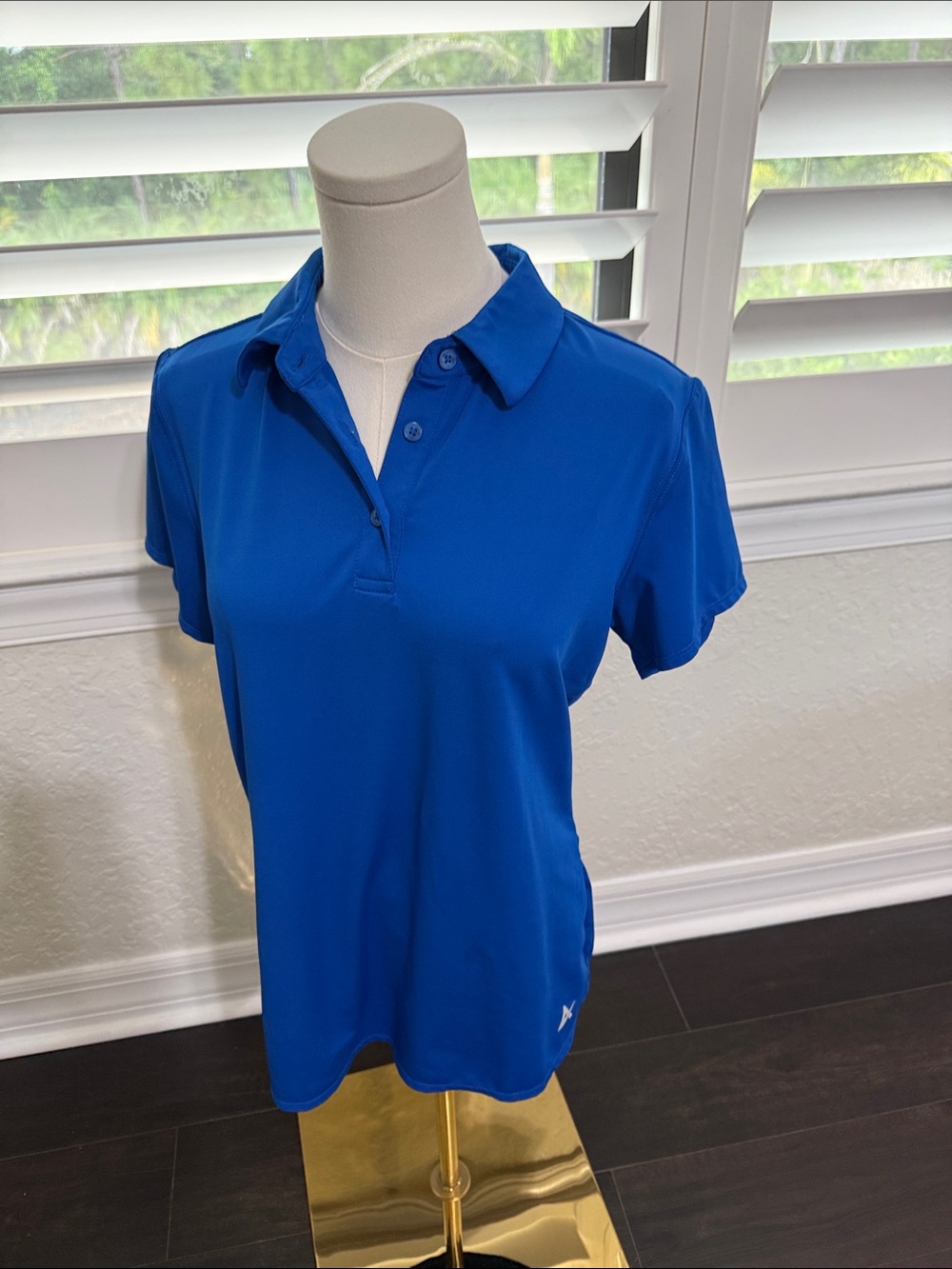 Women’s Royal Blue Polo Golf Shirt with Classic Collar